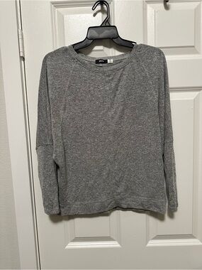 BDG Heather Gray Long Sleeve Pullover Sweater